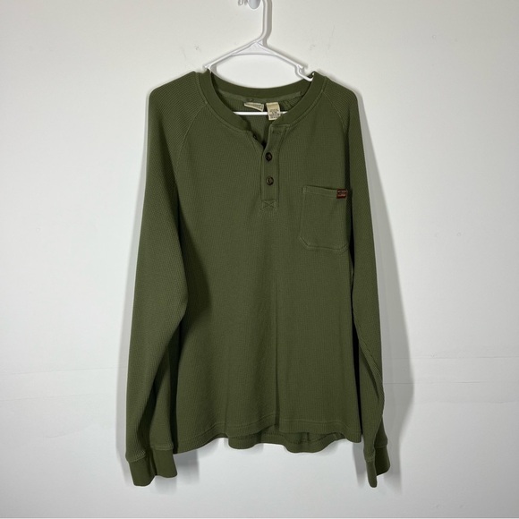 L.L. Bean Other - LL Bean BeanBuilt Waffle Henley Size XL Men’s